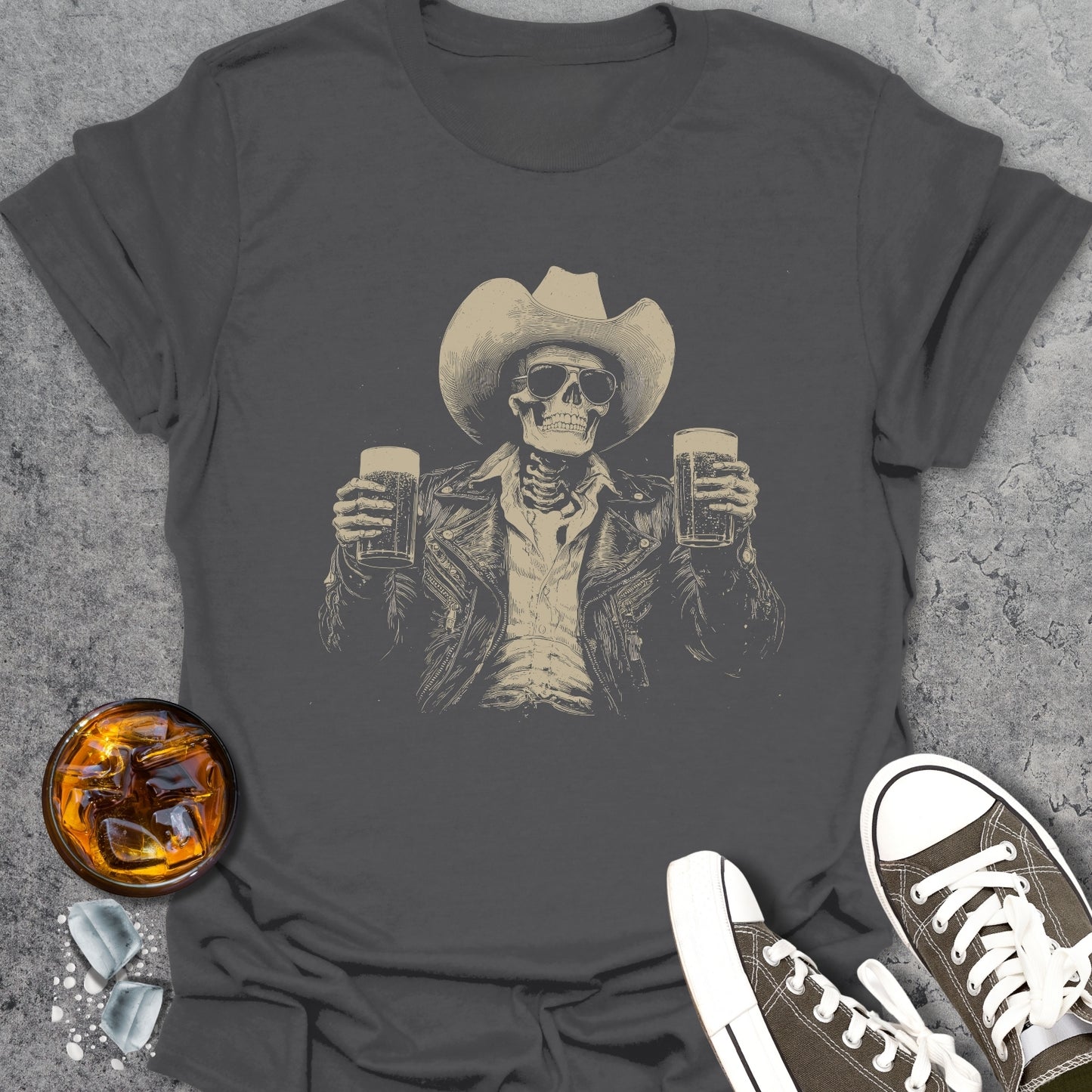 Skeleton Cowboy T-Shirt