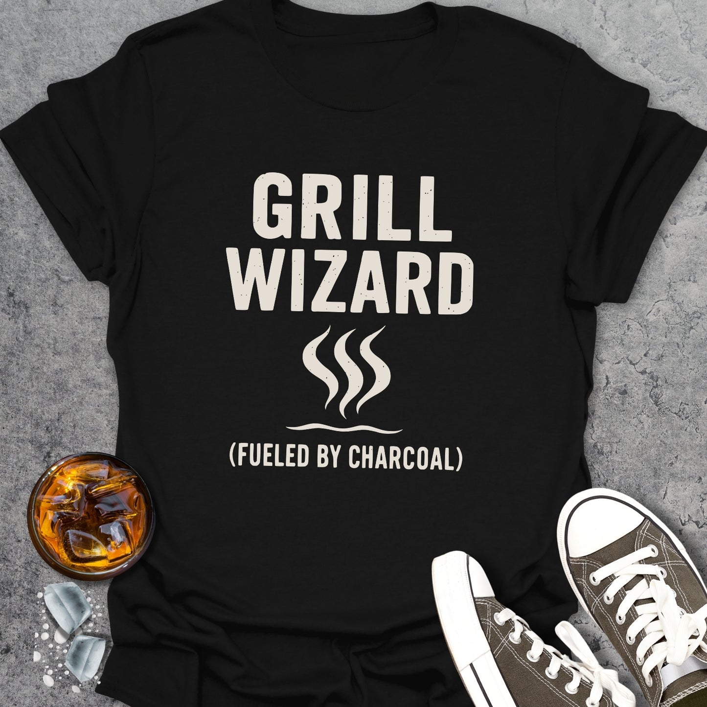 Grill Wizard (Fueled by Charcoal) T-Shirt