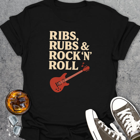 Ribs Rubs and Rock'n'Roll T-Shirt