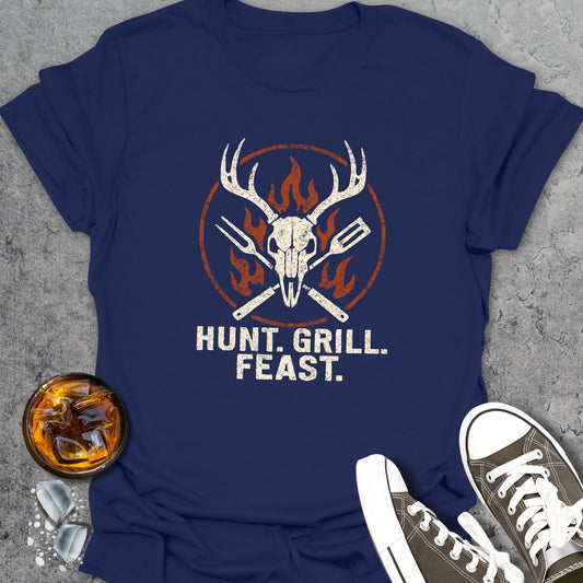 Hunt. Grill. Feast. T-Shirt
