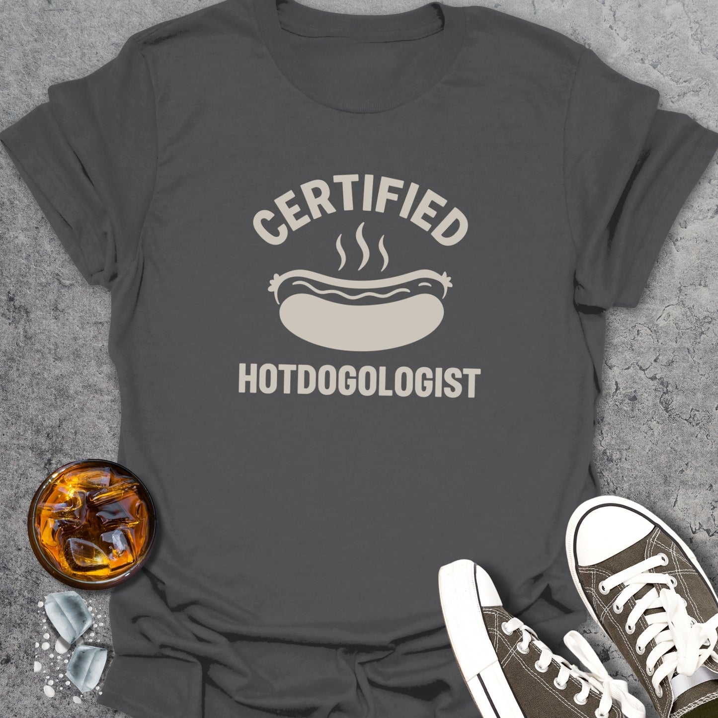 Certified Hotdogologist T-Shirt