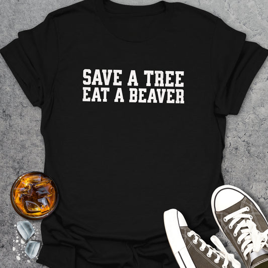 Save A Tree Funny T-Shirt
