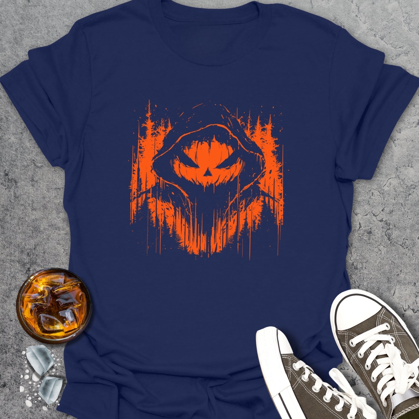 Pumpkin Phantom Halloween T-Shirt