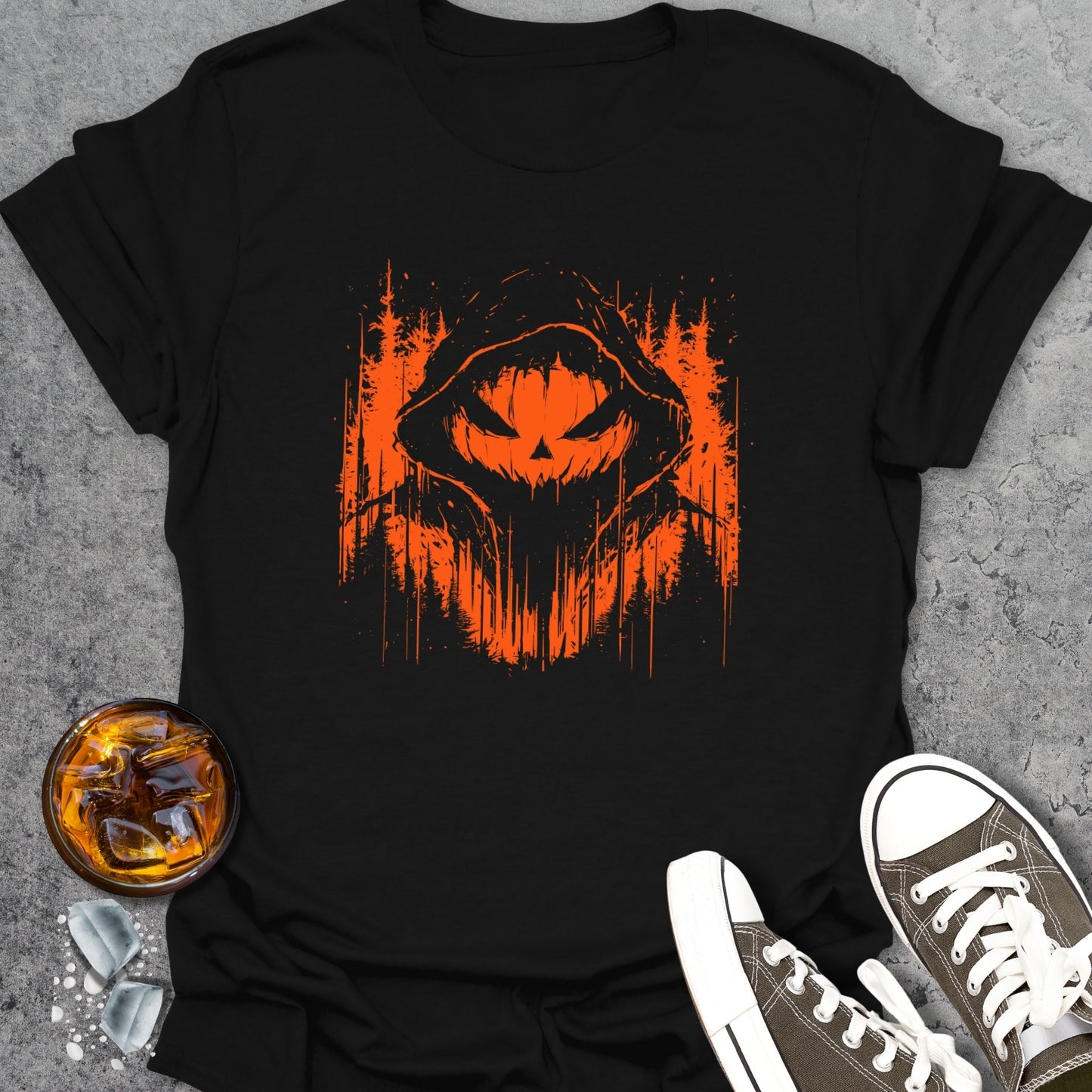Pumpkin Phantom Halloween T-Shirt