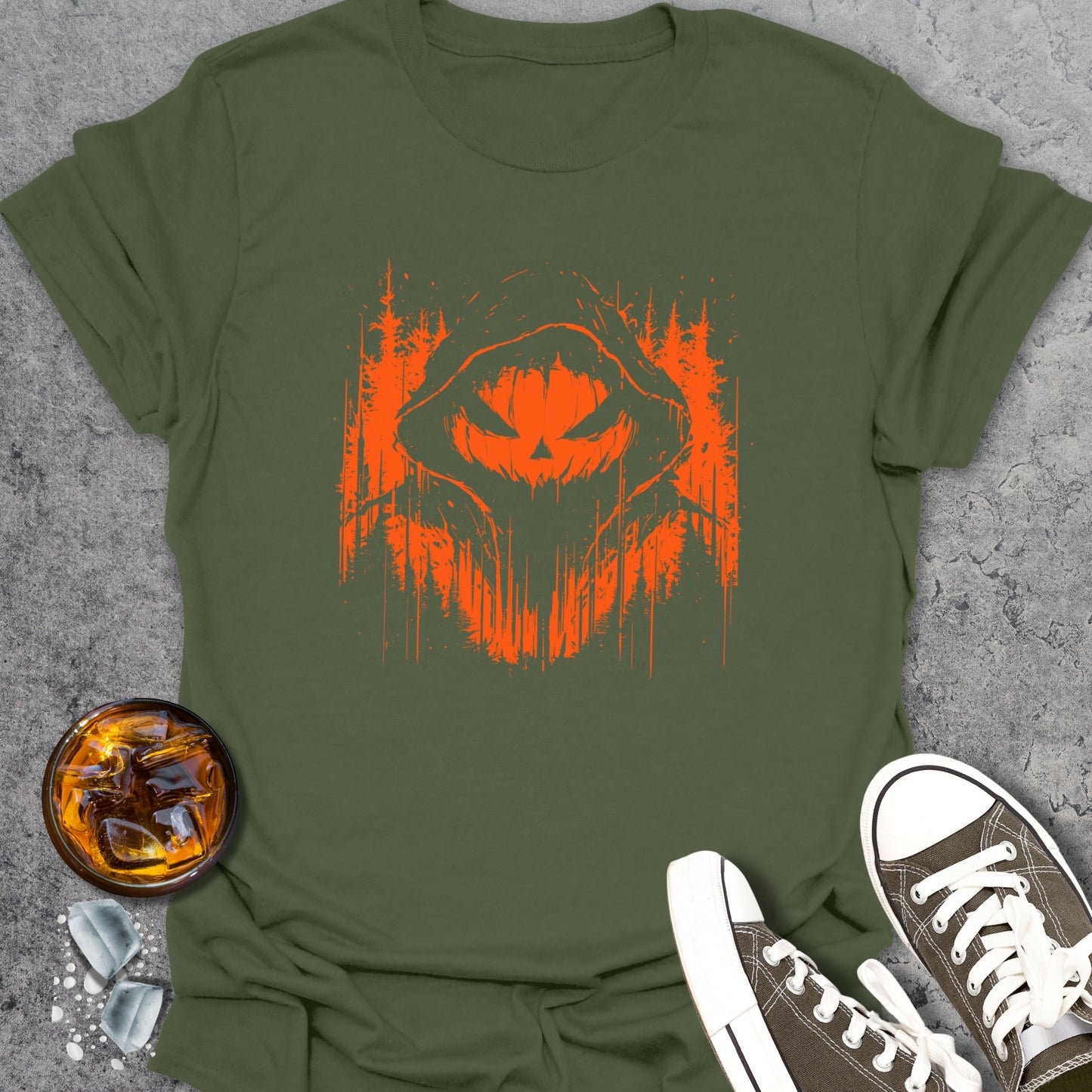 Pumpkin Phantom Halloween T-Shirt
