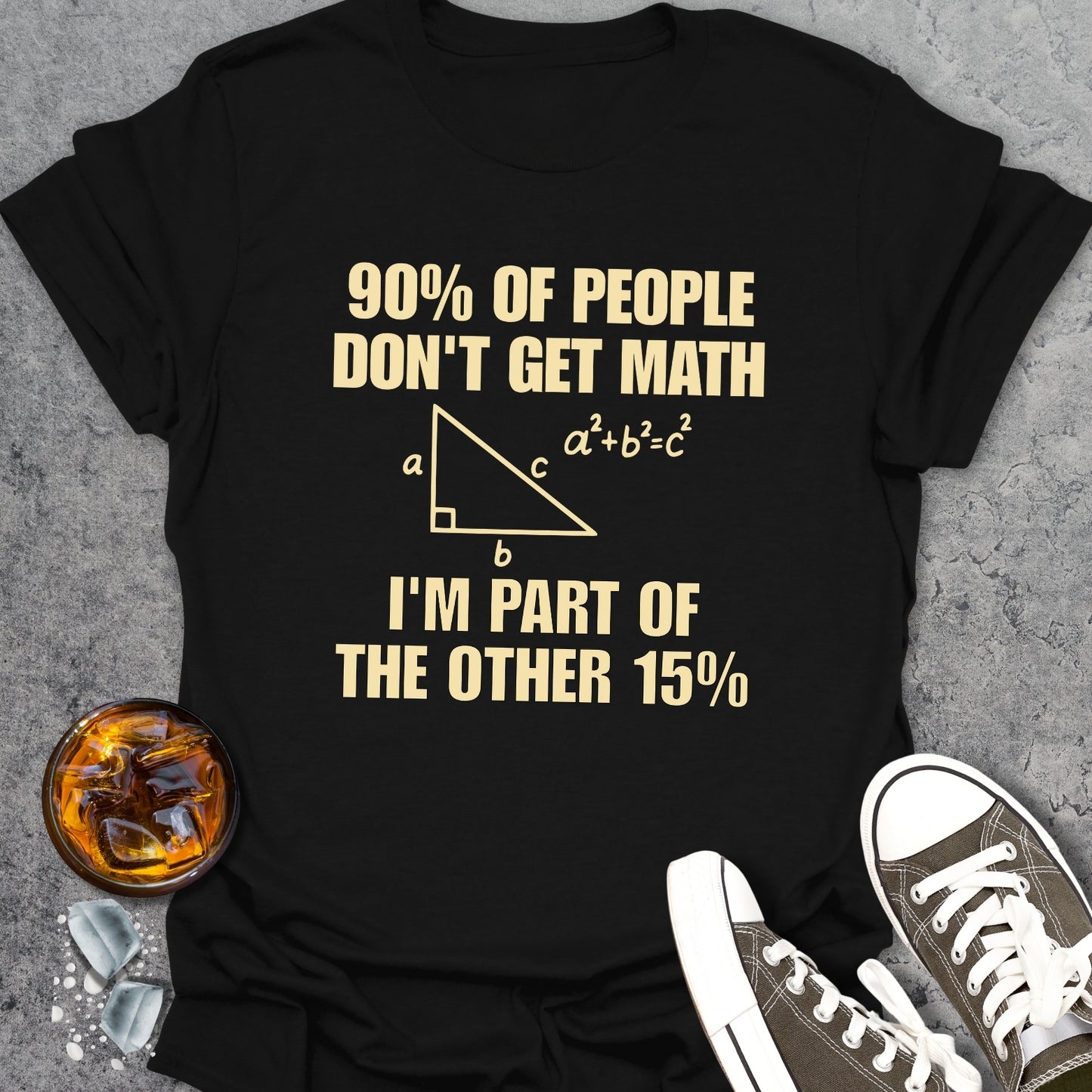 90% Of People Don't Get Math T-Shirt
