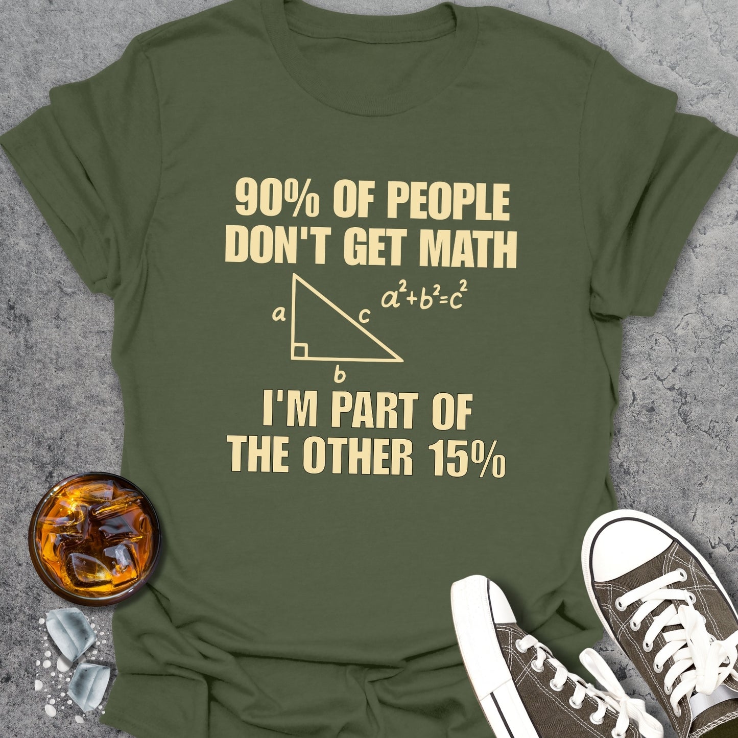 90% Of People Don't Get Math T-Shirt