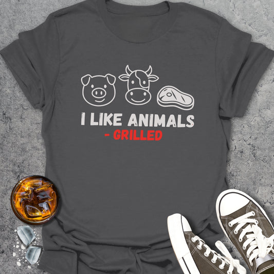 I Like Animals - Grilled T-Shirt
