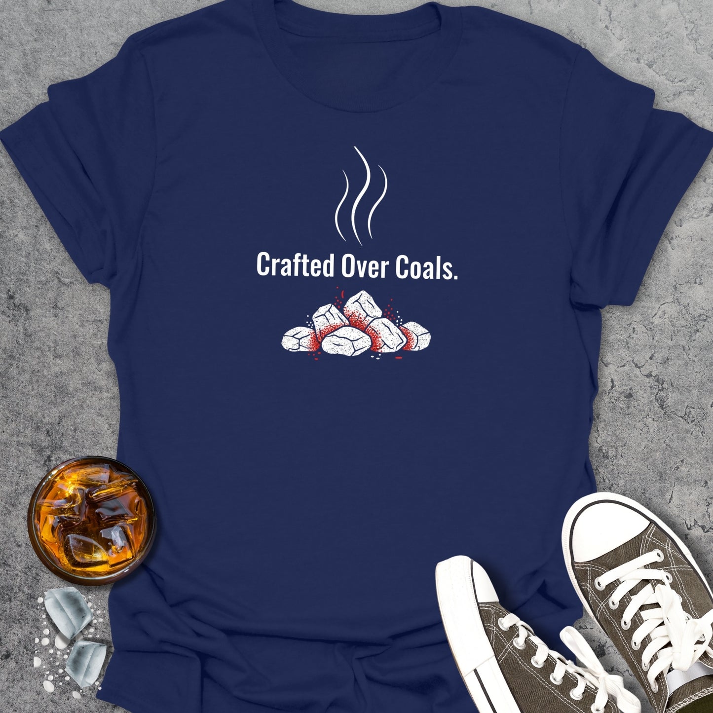Crafted Over Charcoal T-Shirt