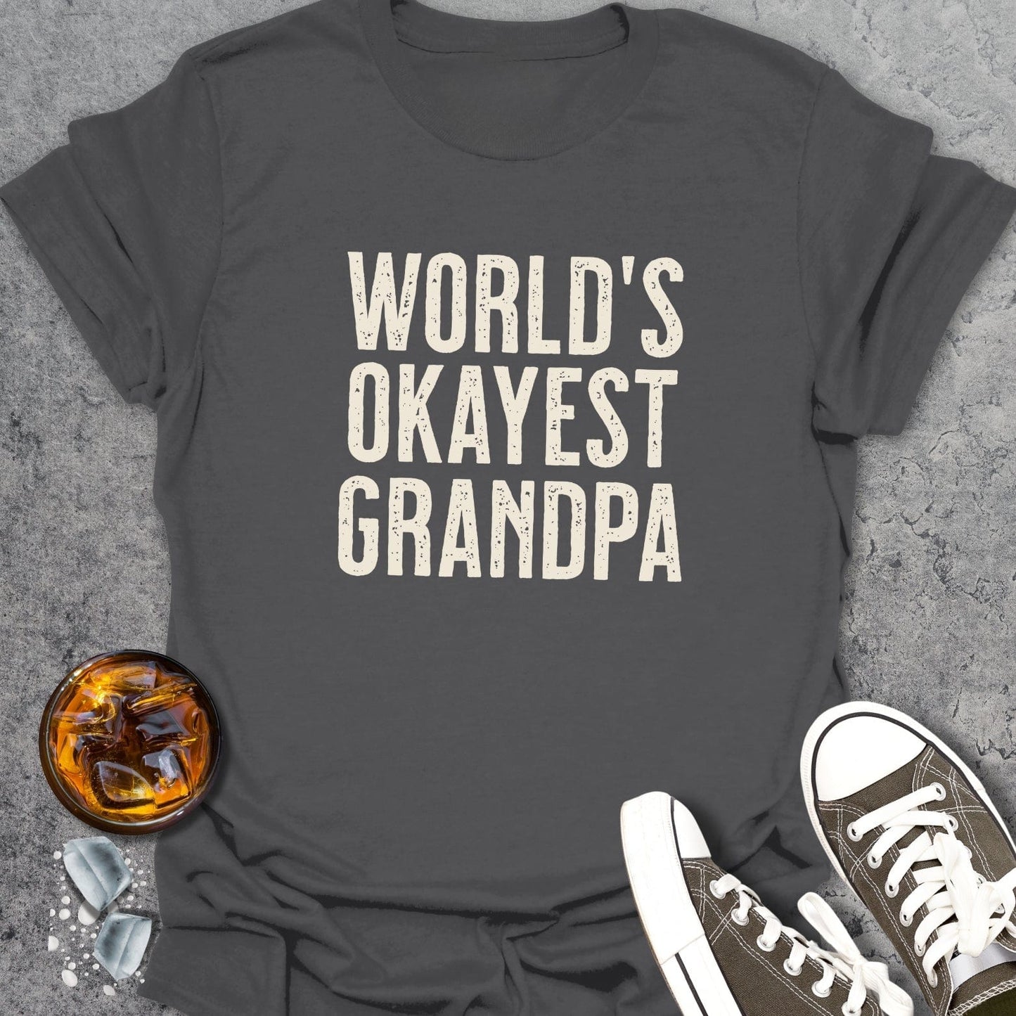 World's Okayest Grandpa T-Shirt