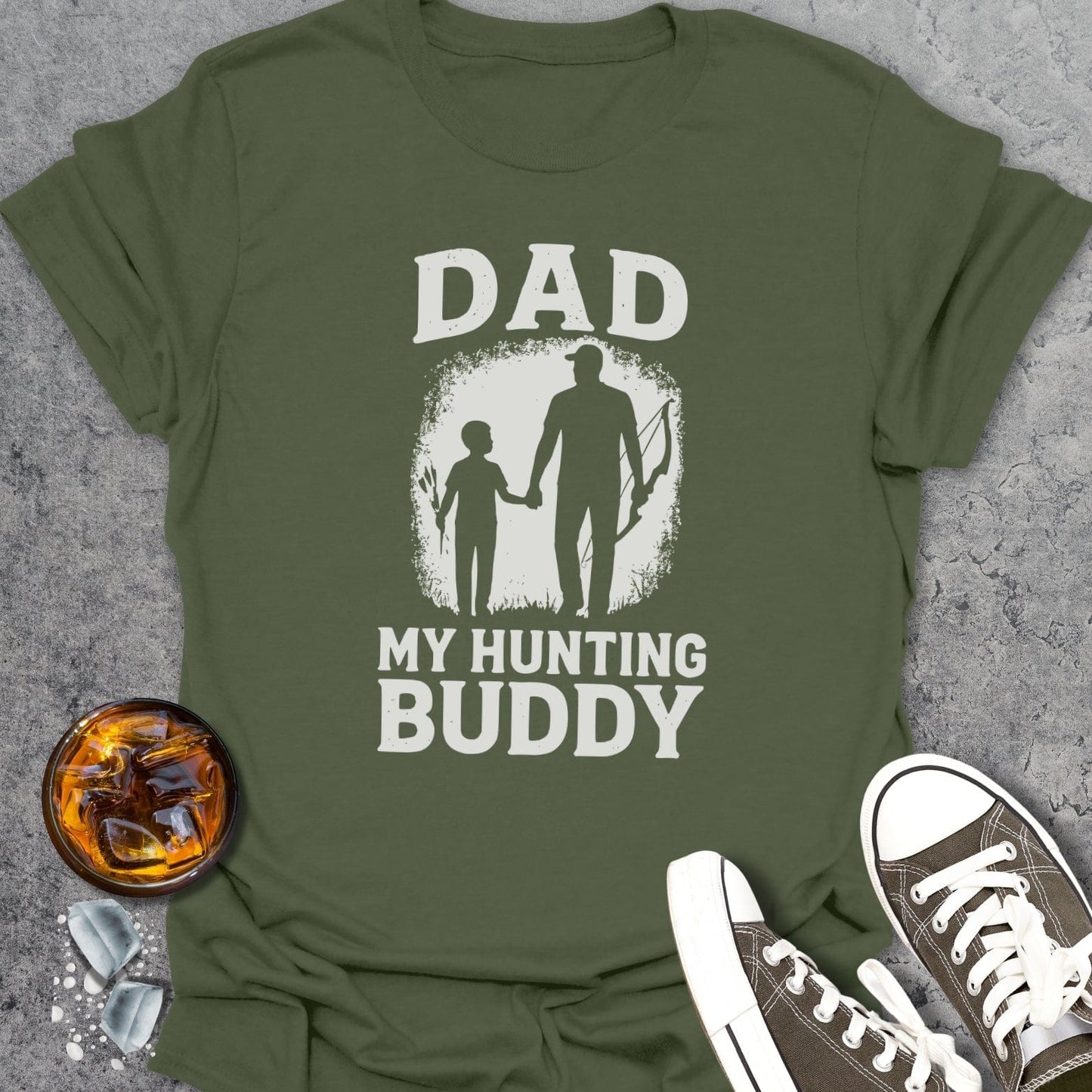 Dad My Bow Hunting Buddy T-Shirt