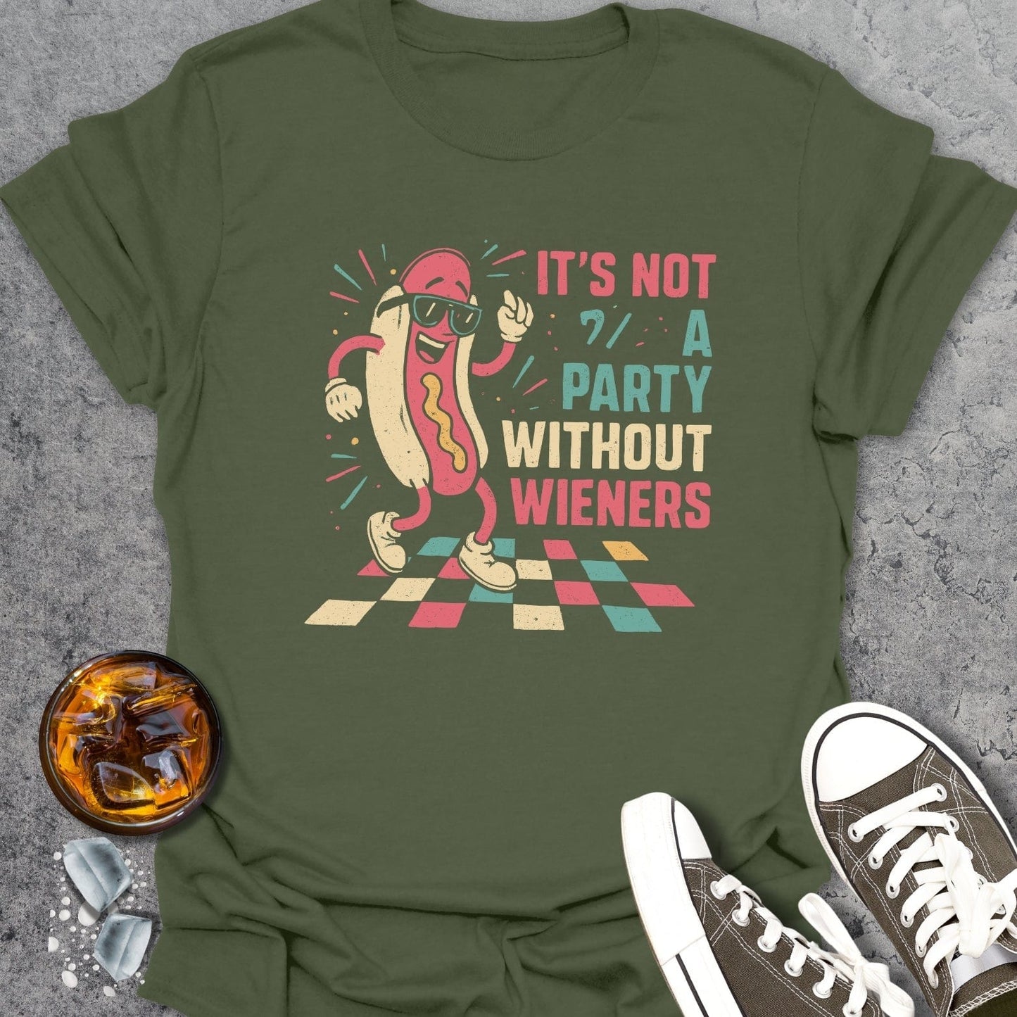Not A Party Funny T-shirt