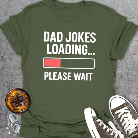 Dad Jokes Loading T-shirt