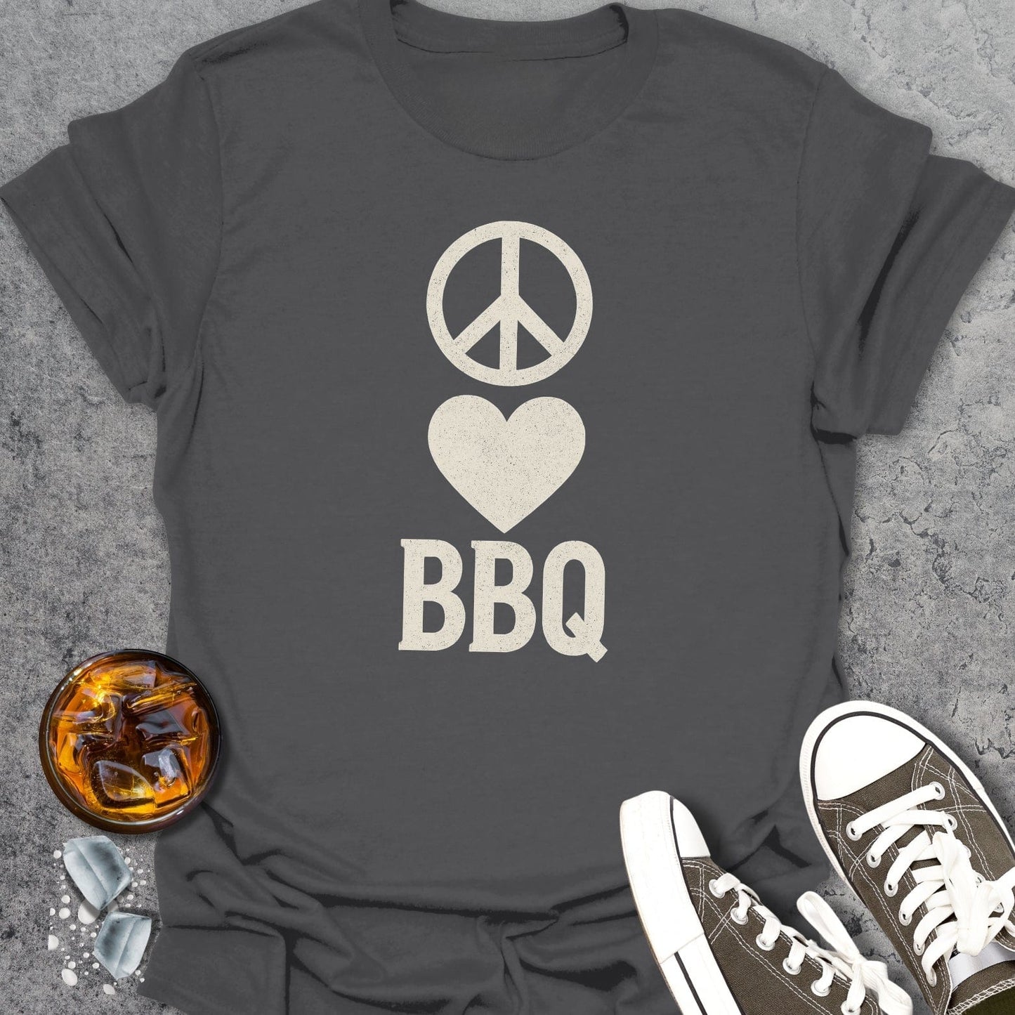 Peace Love And BBQ T-shirt