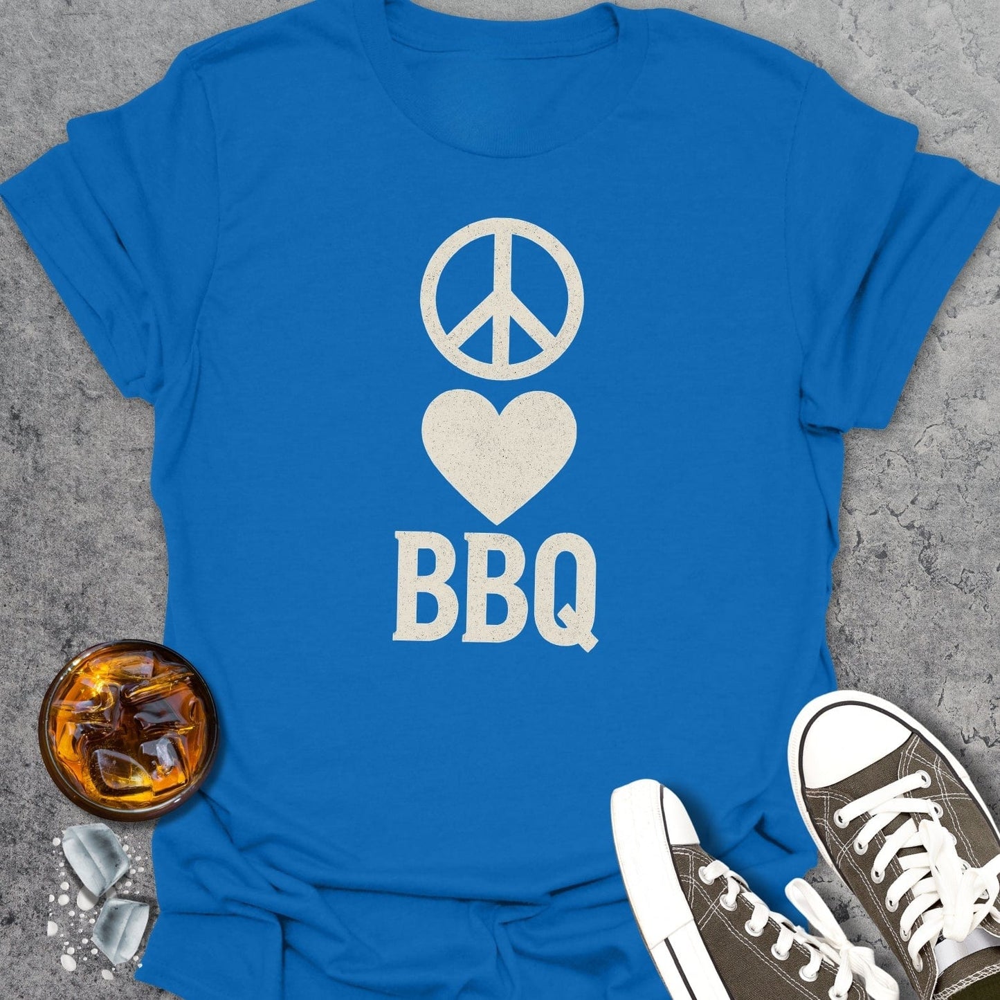 Peace Love And BBQ T-shirt
