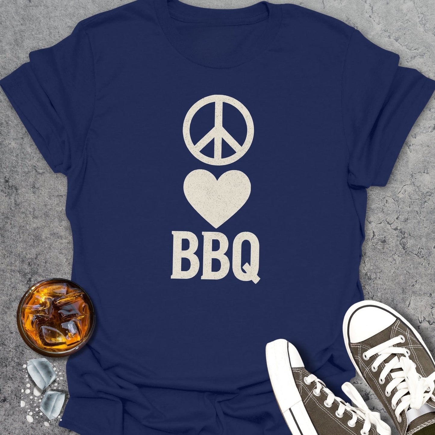 Peace Love And BBQ T-shirt