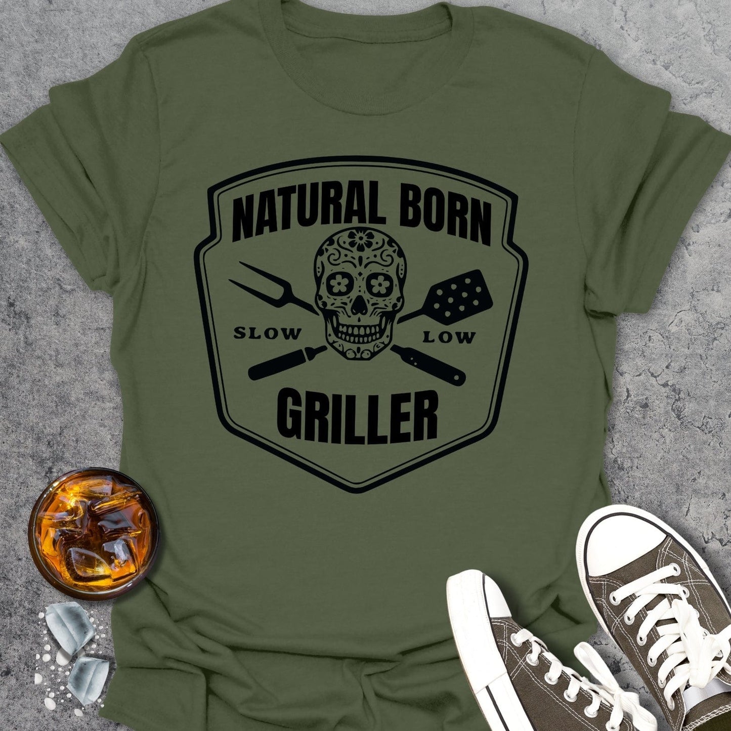Natural Born Griller T-shirt