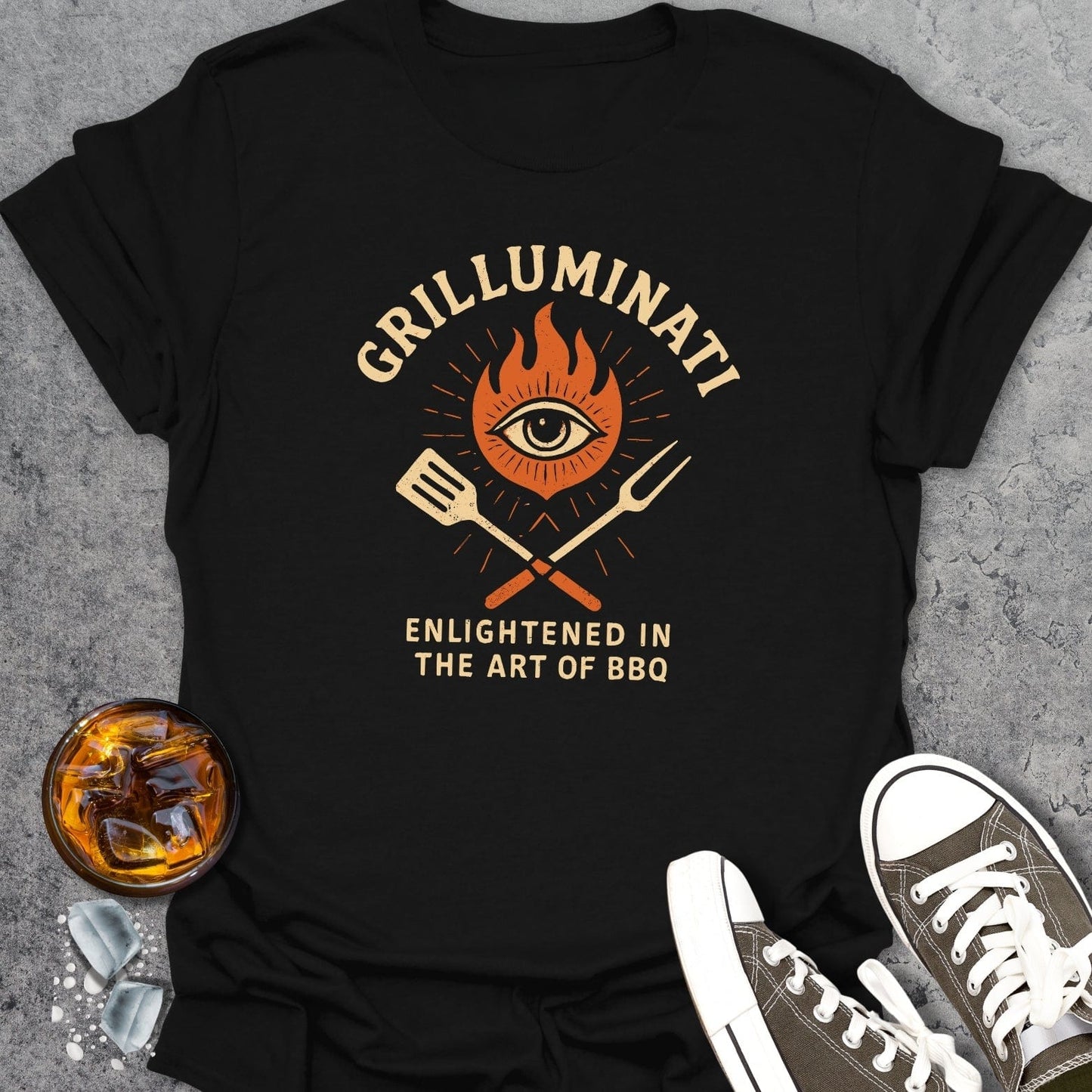 Grilluminati Funny  T-shirt
