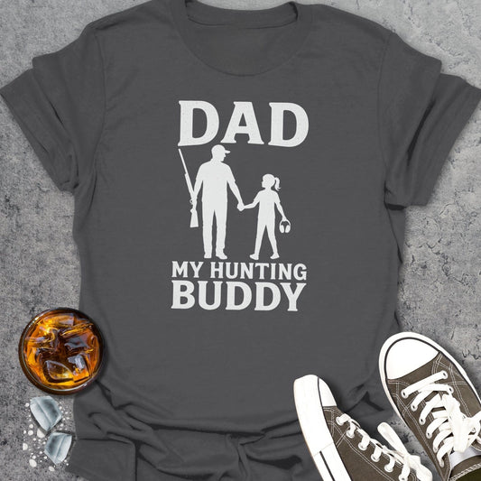 Dad My Hunting Buddy Girl T-shirt
