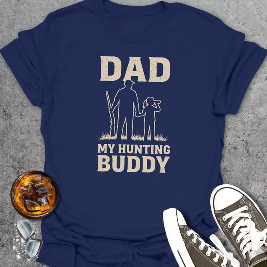 Dad My Hunting Buddy Girl T-shirt