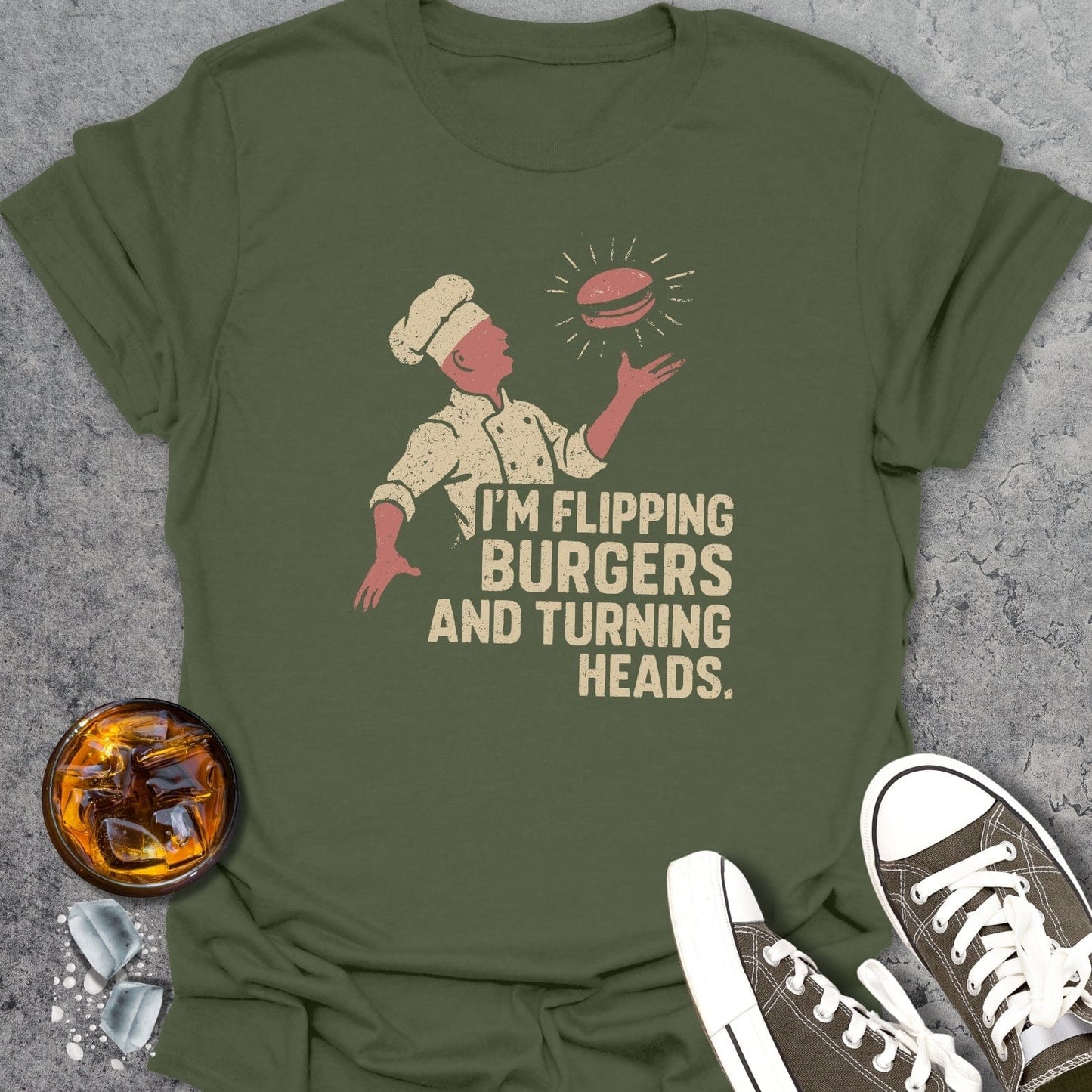 Flipping Burgers T-shirt