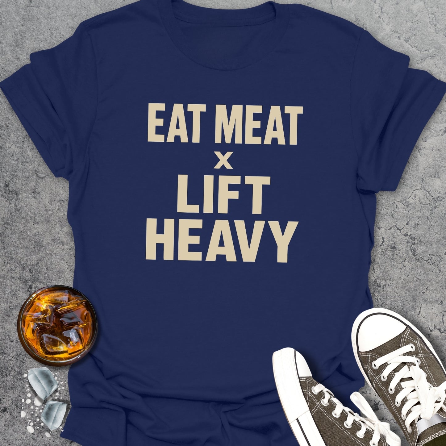 Eat Meat Lift Heavy T-shirt
