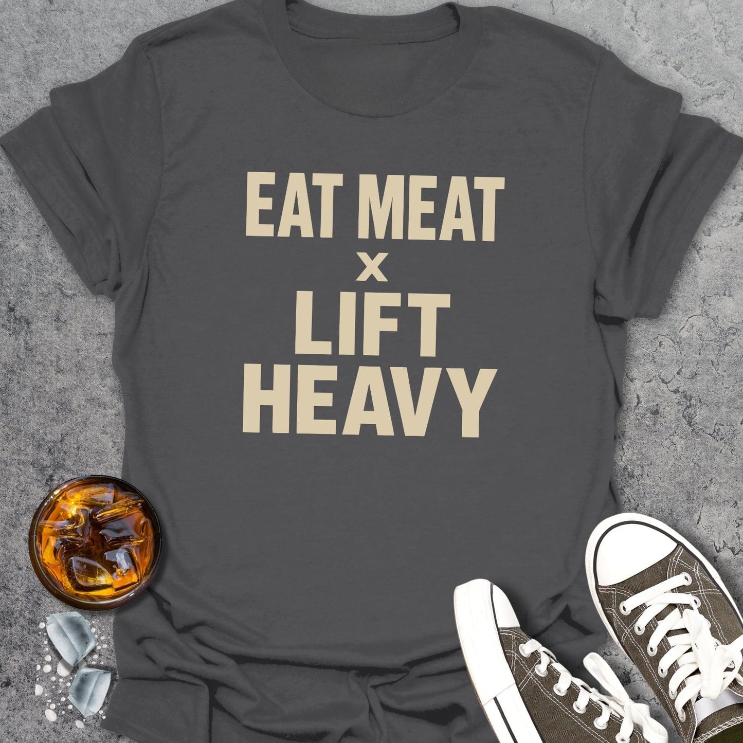 Eat Meat Lift Heavy T-shirt