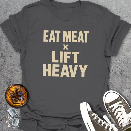 Eat Meat Lift Heavy T-shirt