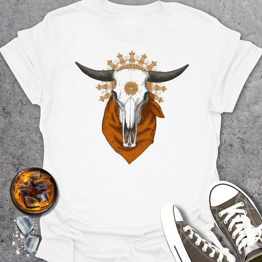 Bandana Skull Western T-shirt