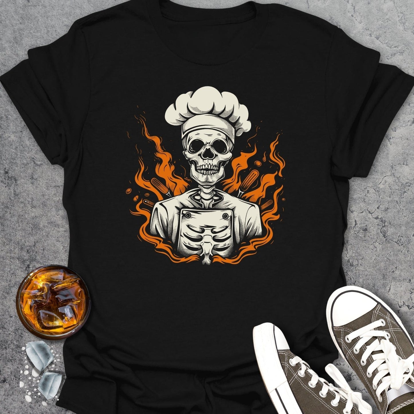 Skeleton Chef T-shirt