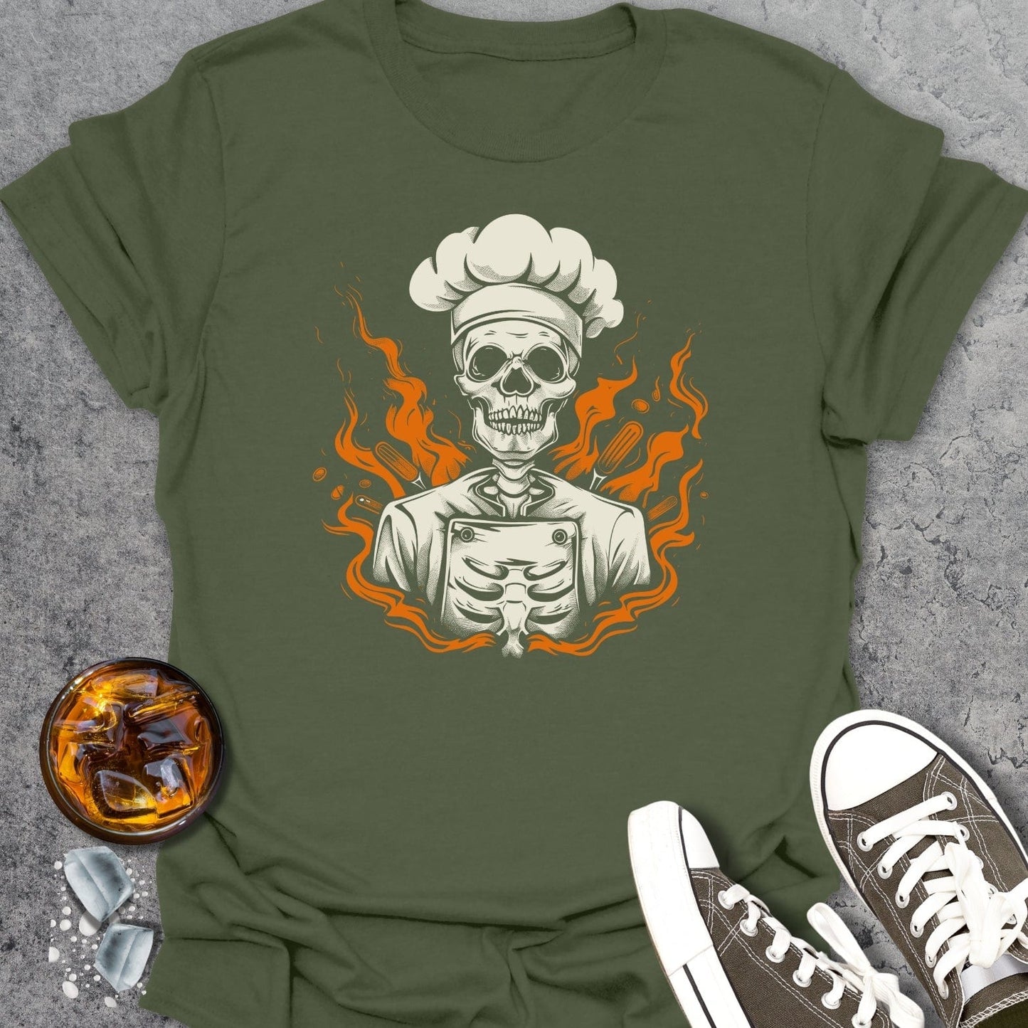 Skeleton Chef T-shirt