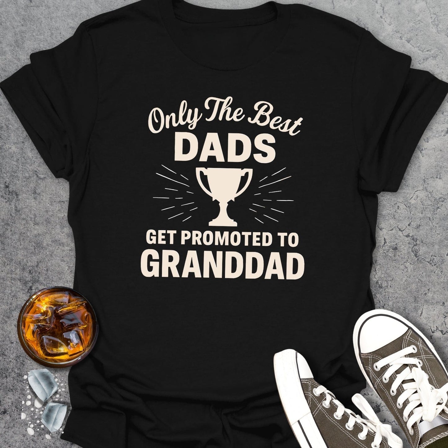 Promoted To Granddad T-shirt