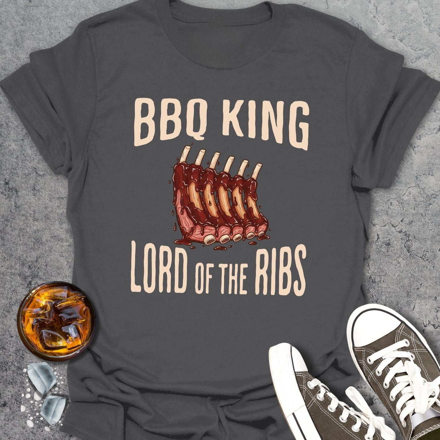 Lord of the Ribs BBQ Throne T-shirt