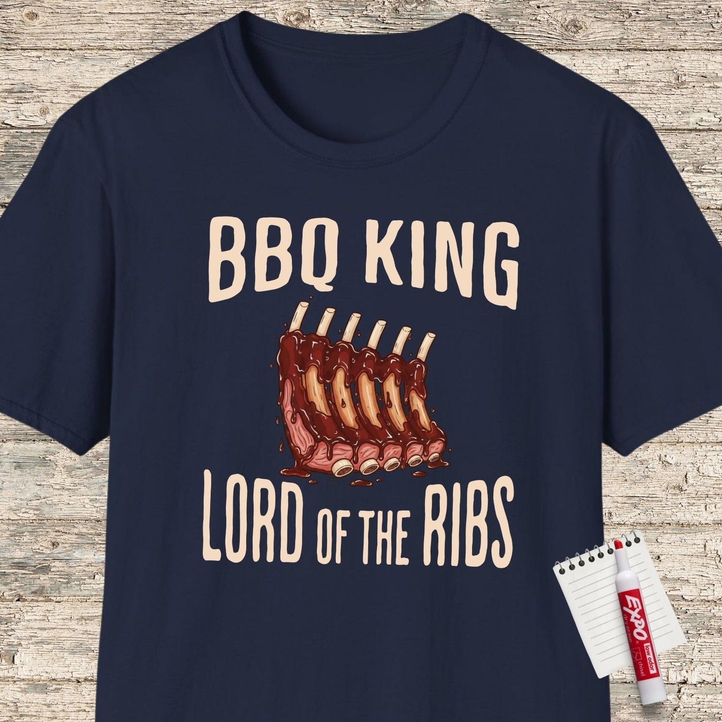 Lord of the Ribs BBQ Throne T-shirt