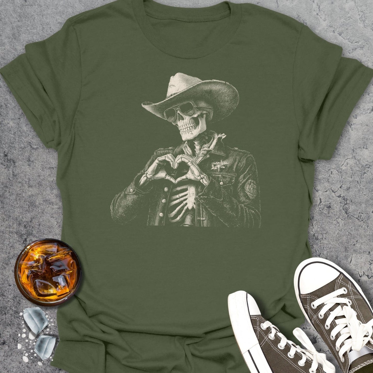 Friendly Skeleton Funny - T-Shirt