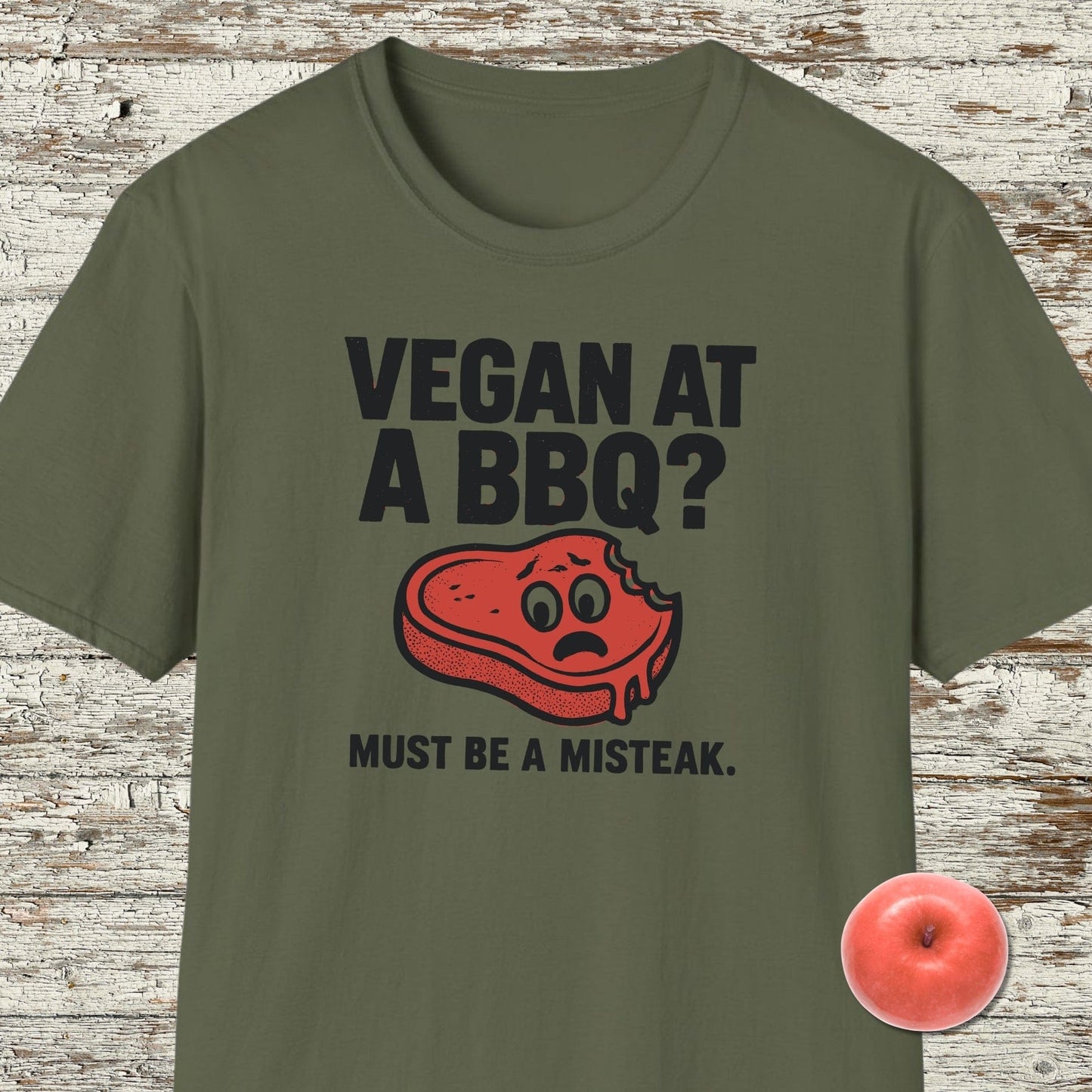 Vegan At A BBQ Funny T-shirt