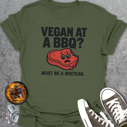 Vegan At A BBQ Funny T-shirt