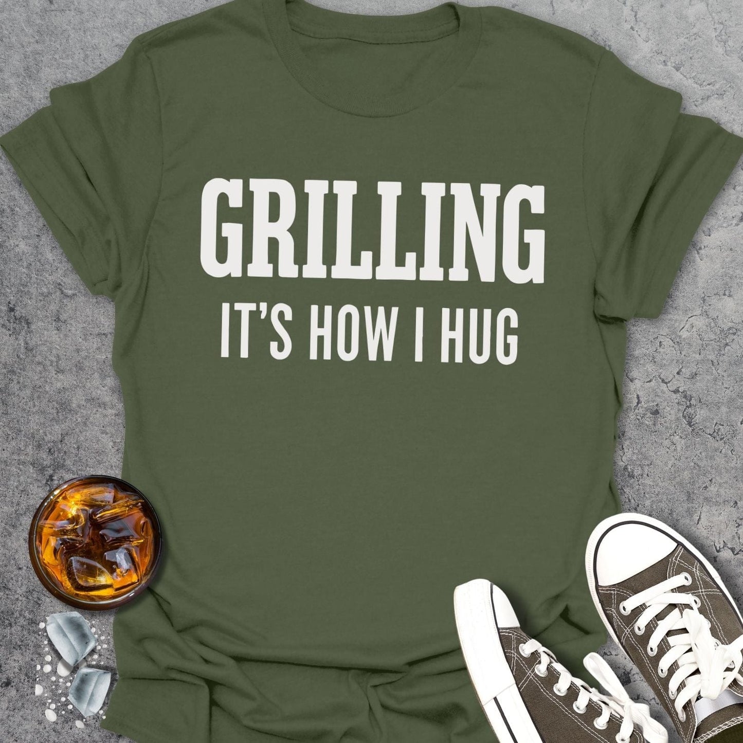 Grilling It's How I Hug T-Shirt