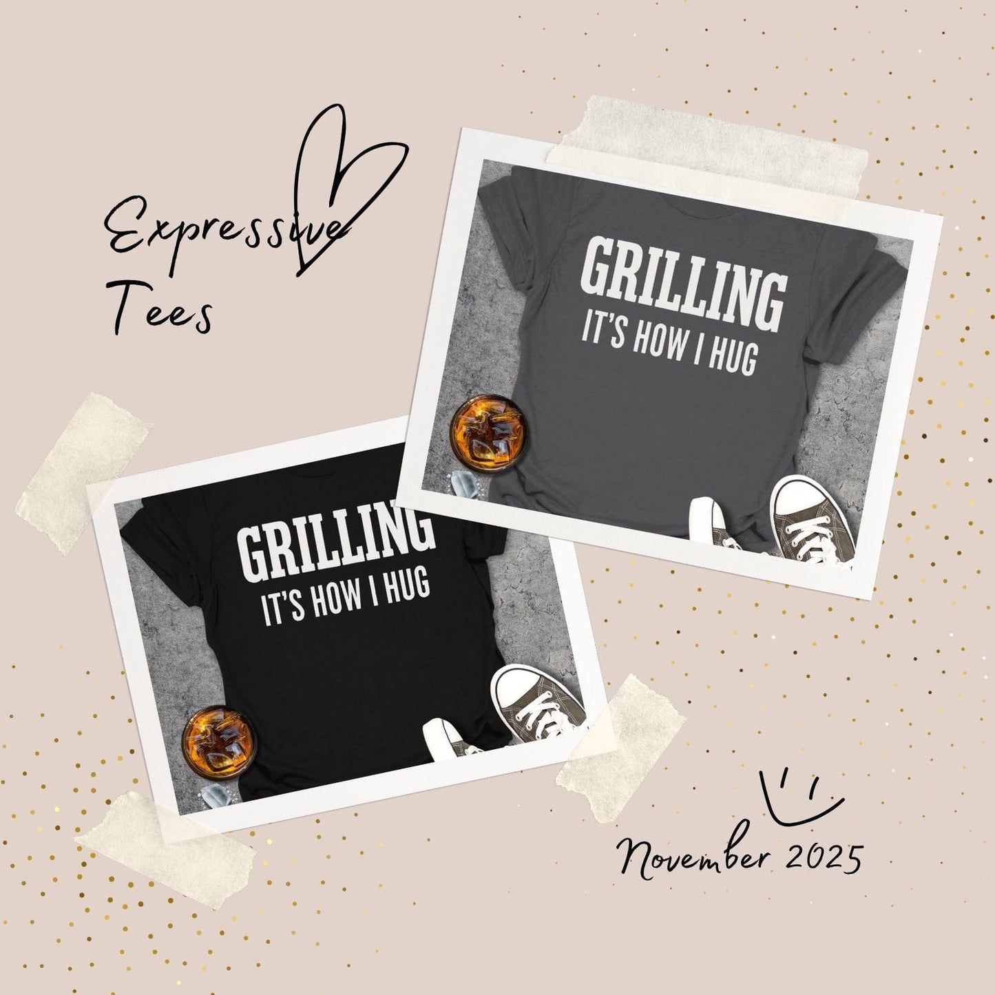 Grilling It's How I Hug T-Shirt