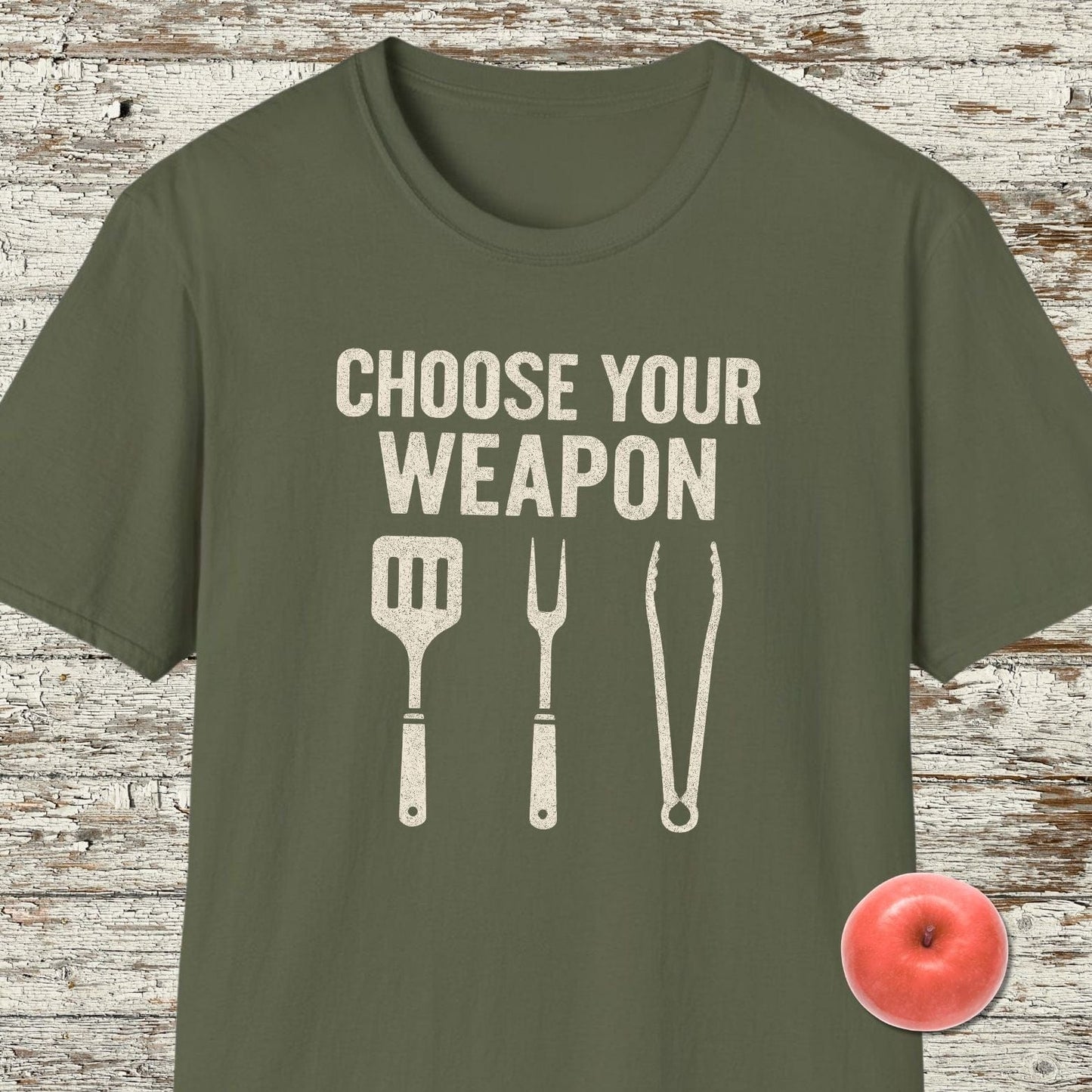 Choose Your Weapon BBQ T-Shirt