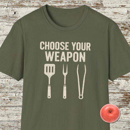 Choose Your Weapon BBQ T-Shirt