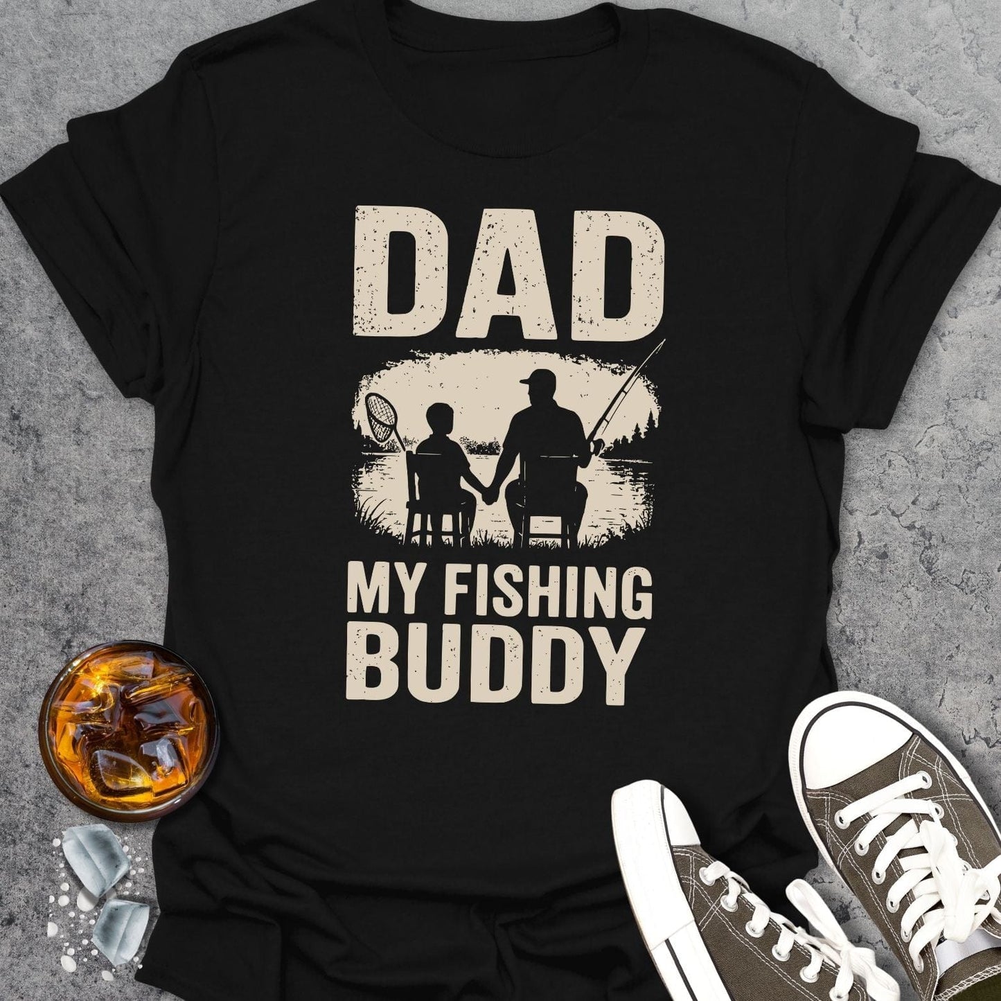Dad My Fishing Buddy Boy T-Shirt