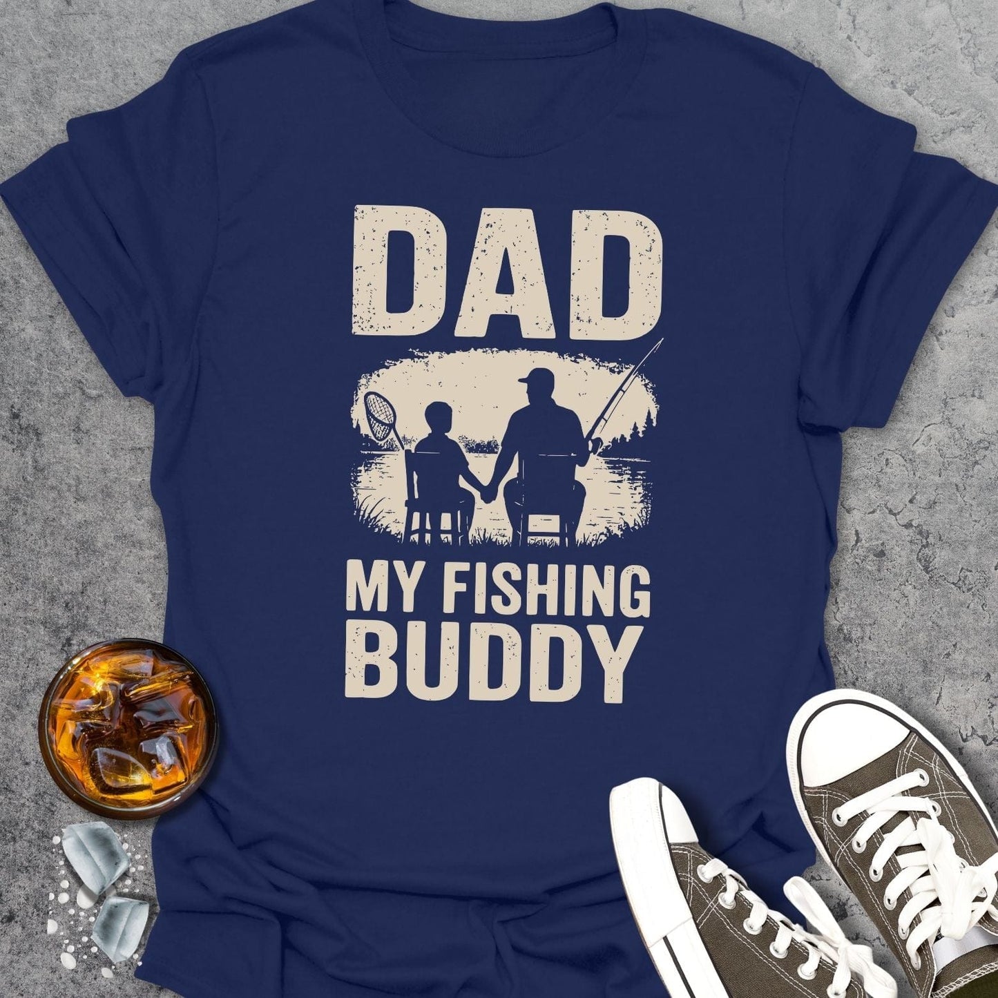 Dad My Fishing Buddy Boy T-Shirt