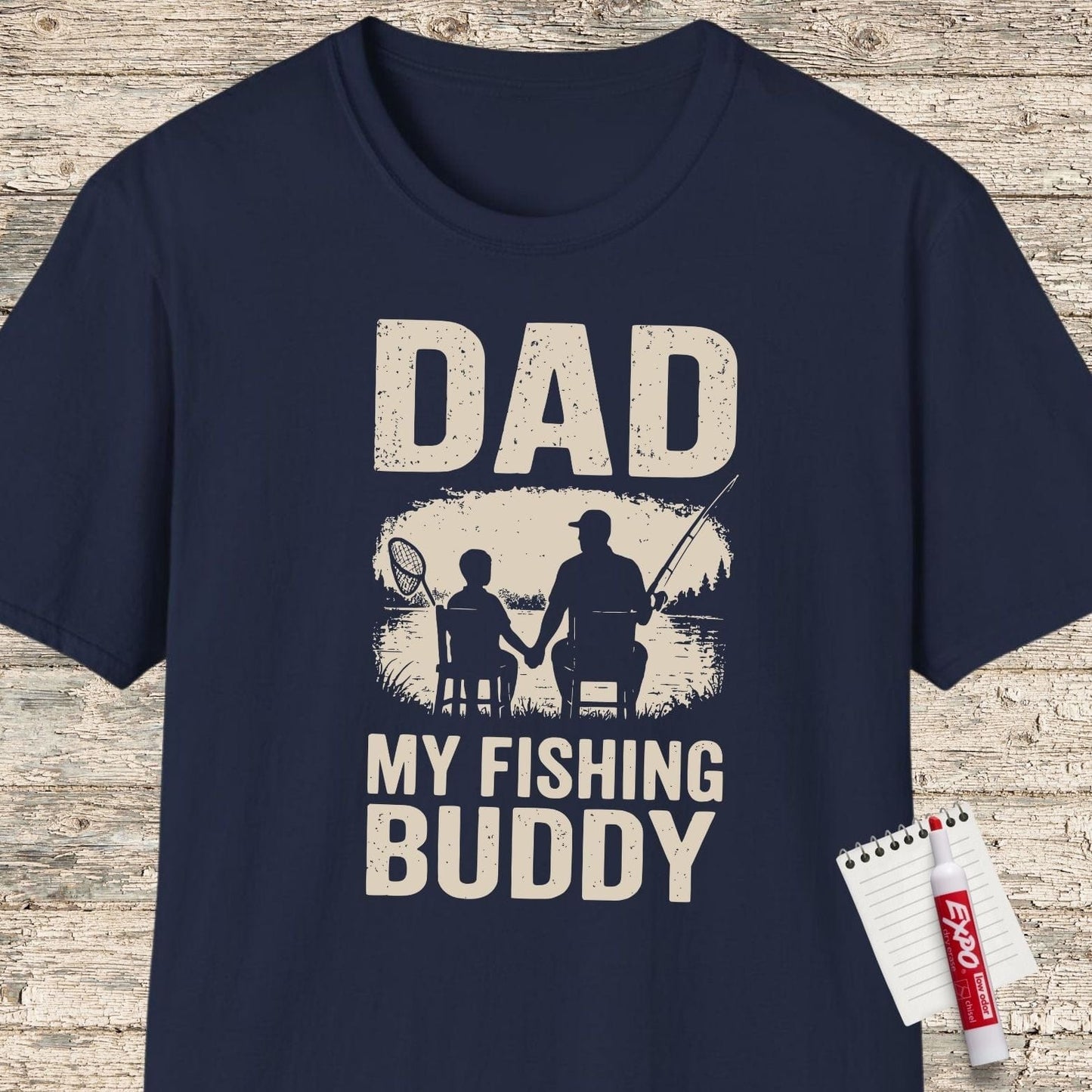 Dad My Fishing Buddy Boy T-Shirt