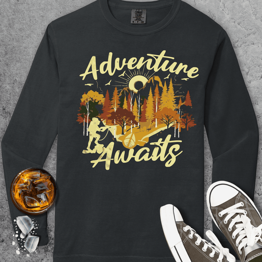 Adventure Awaits Comfort Colors Long-Sleeve