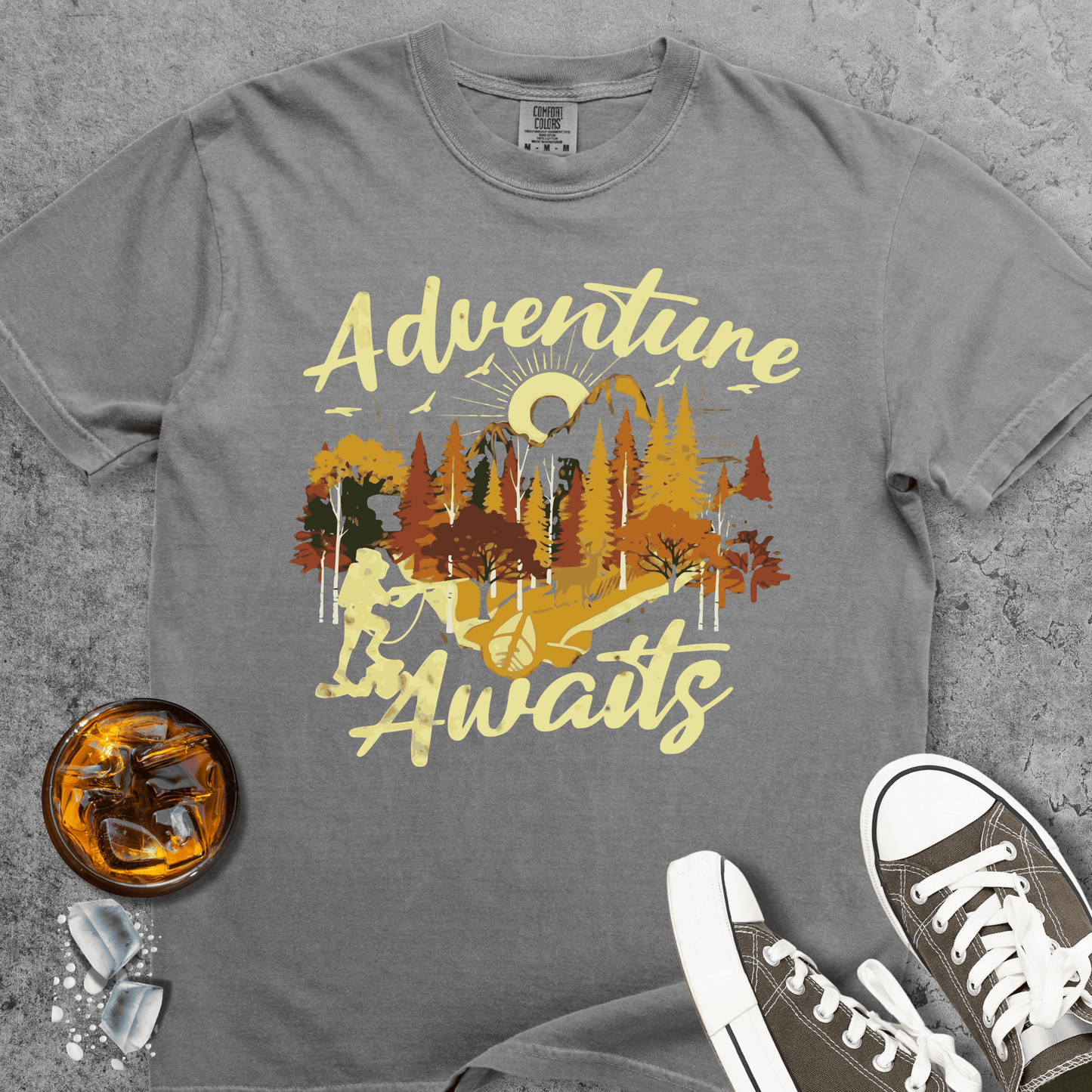 Adventure Awaits Comfort Colors 1717 Tee