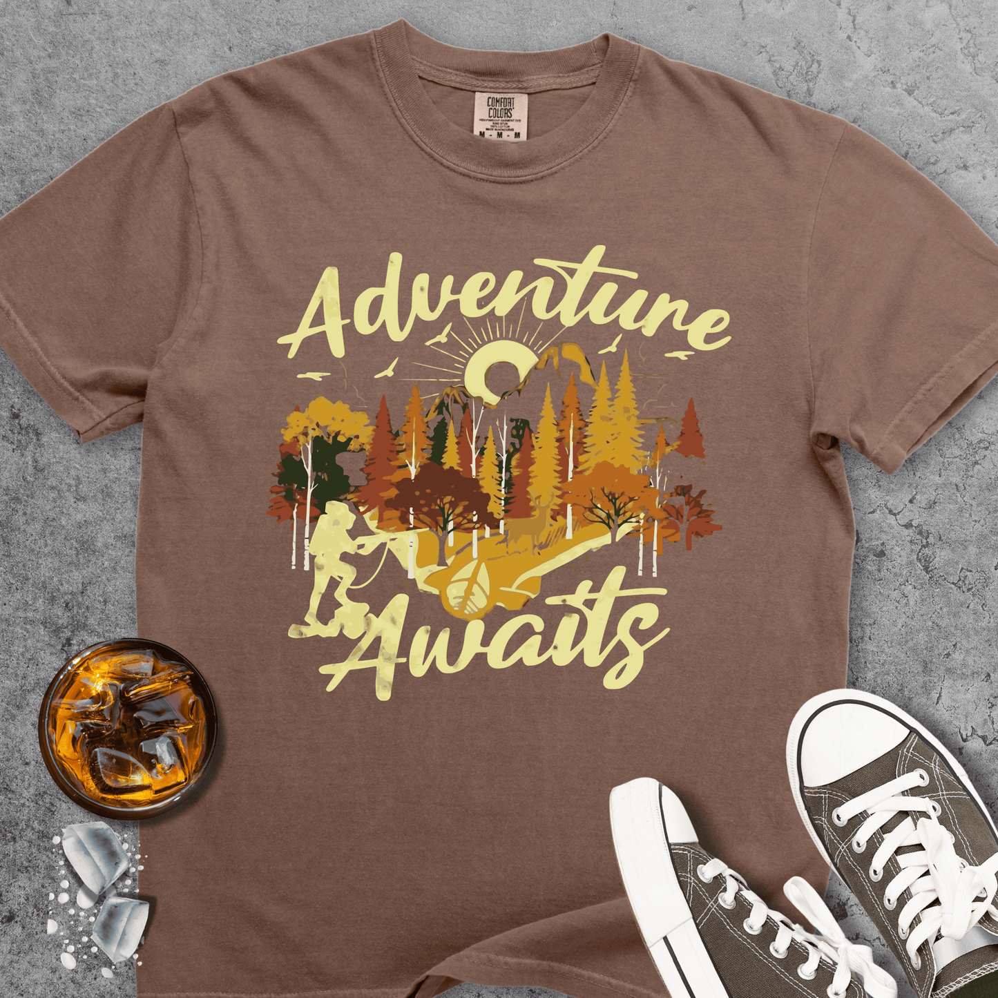 Adventure Awaits Comfort Colors 1717 Tee