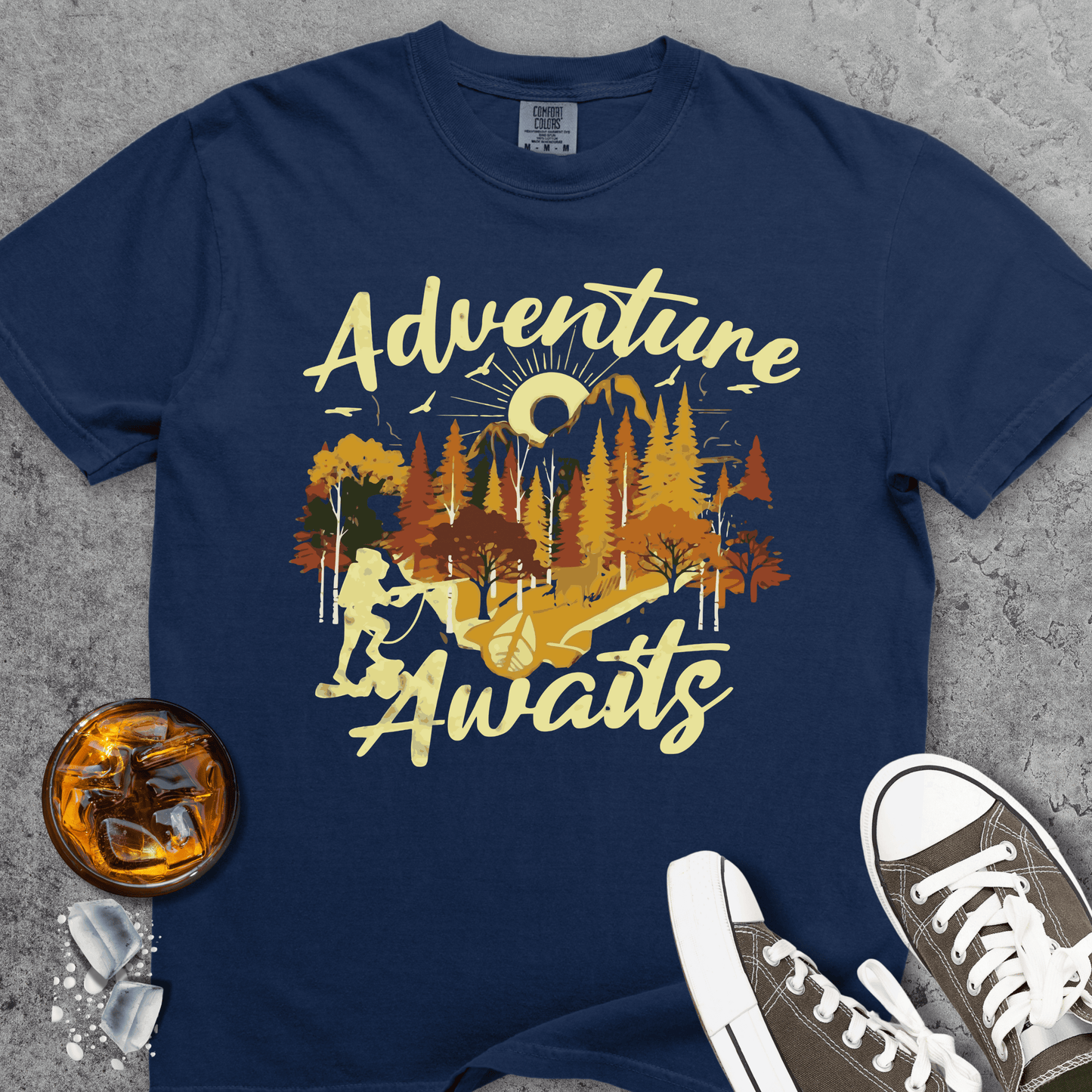 Adventure Awaits Comfort Colors 1717 Tee