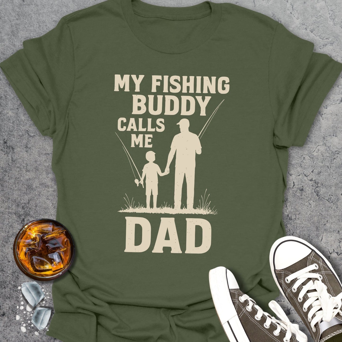 My Fishing Buddy Calls Me Dad T-Shirt
