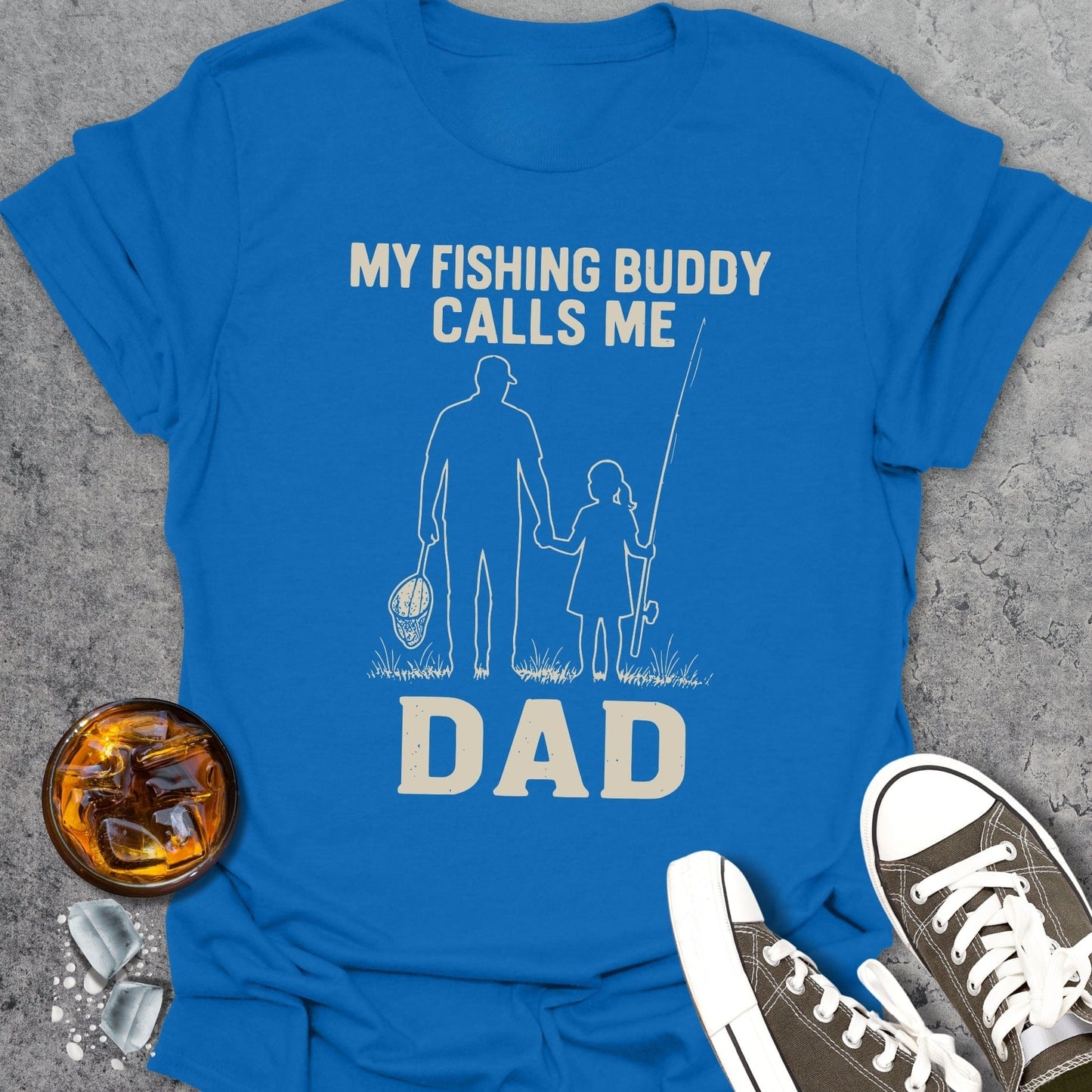 My Fishing Buddy Calls Me Dad girl T-Shirt